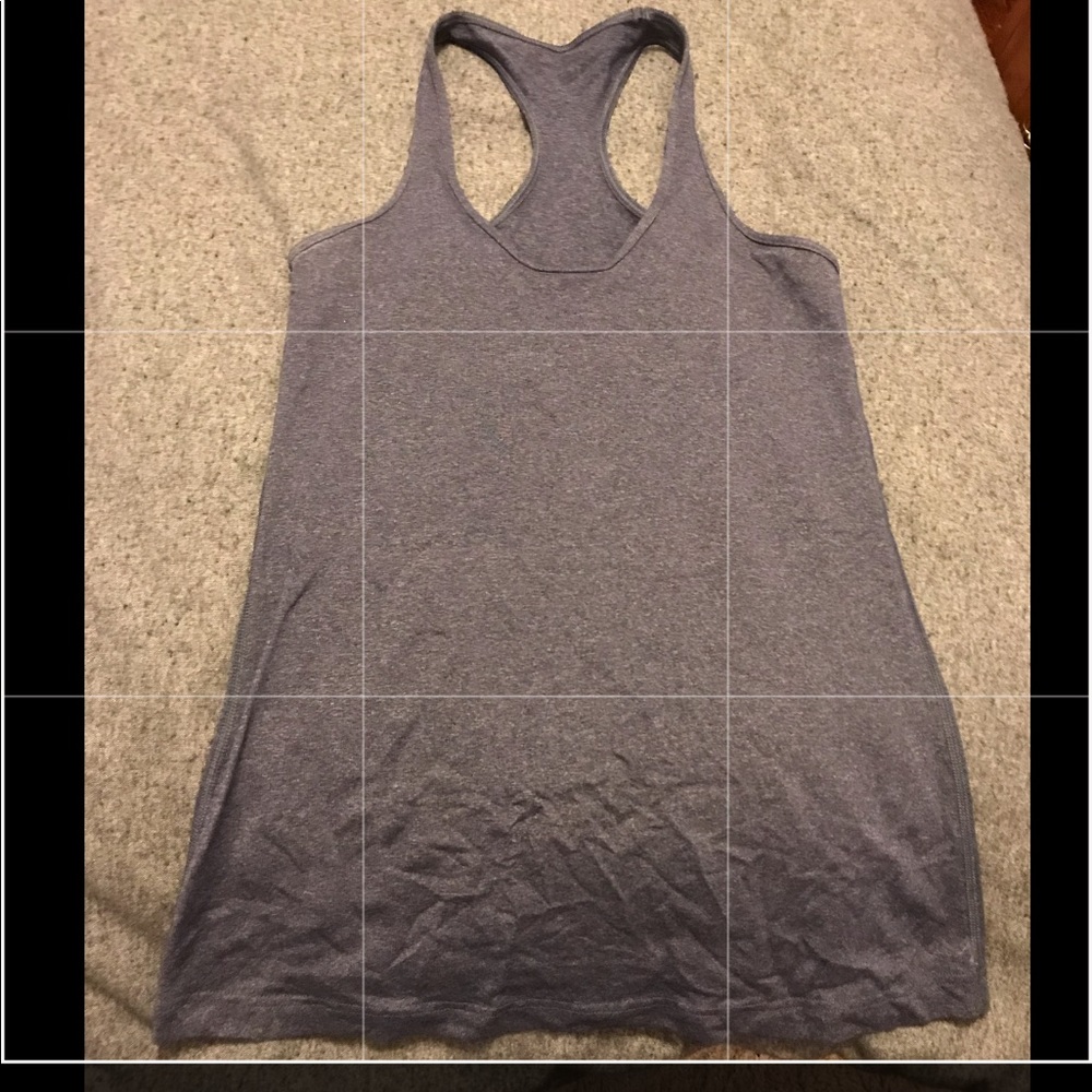Lululemon gunmetal gray tank top